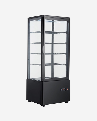 4 Sided Glass Refrigerated Standing Display Cooler