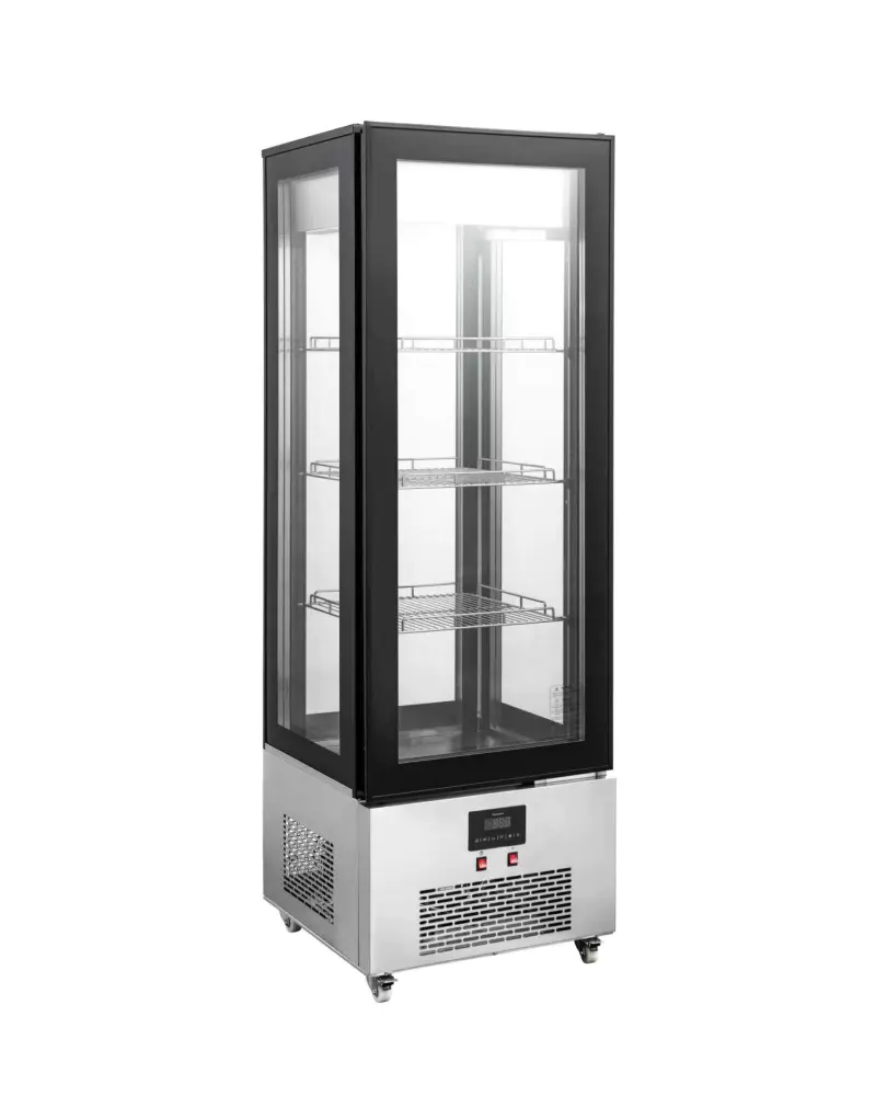 Four Sided Glass Display Freezer Showcase with Digital Temperature Controller XCLD-440C